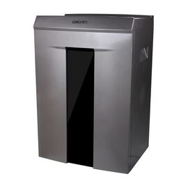  Шредер Deli 9907 серебристый с автоподачей (секр.P-4)/фрагменты/8лист./20лтр./скрепки/скобы/пл.карты/CD 