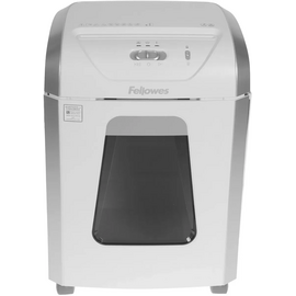  Шредер Fellowes PowerShred 15С белый секр.P-4 фрагменты 15лист. 19лтр. скрепки скобы пл.карты 