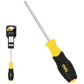  Отвертка Torx Deli DL6310015T T15x100мм сталь Cr-V, двухкомпонентная прорезиненная рукоять 