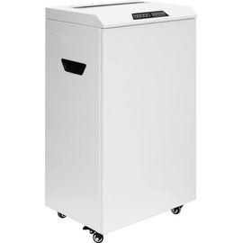  Шредер ГЕЛЕОС УО65-5 белый (секр.P-5) фрагменты 20лист. 65лтр. скрепки скобы пл.карты CD 