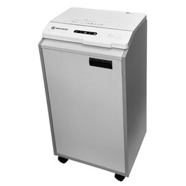  Шредер New United Respect 230М.70 серый (секр.P-5) фрагменты 25лист. 70лтр. скрепки скобы пл.карты CD 