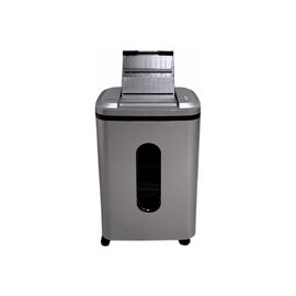  Шредер Office Kit SA250M (OK1912SA250M) 1,9x12 черный/серый с автоподачей (секр.P-5) фрагменты 250лист. 35лтр. скобы пл.карты 