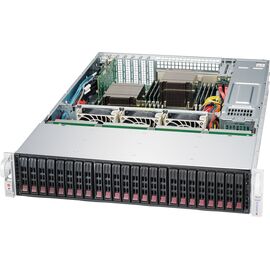  Supermicro server chassis CSE-216BE2C-R920LPB, 2U, 24 x 2.5" hot-swap SAS/SATA drive bay, optional 2 x 2.5" hot-swap drive bay, 1U 920W RPSU 