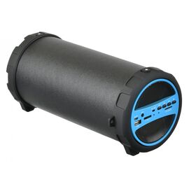  Портативная колонка Hyundai H-PAC220 черный/голубой 10W 1.0 BT/3.5Jack/USB 