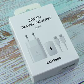  СЗУ Samsung SAM-EP-T1510XWEGRU (USB-C,15Вт) (белый) 