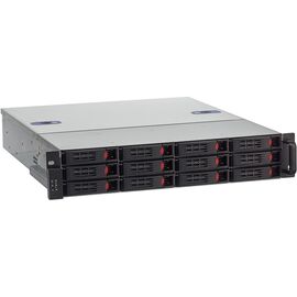  Корпус ExeGate Pro 2U550-HS12 EX281233RUS RM 19", высота 2U, глубина 550, без БП, 12xHotSwap, USB 