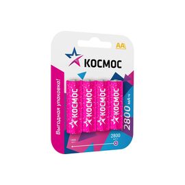  Аккумулятор Космос R6 2800mAh Ni-MH KOCR6NIMH2800mAh4BL 4 на блистере 