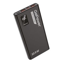  Внешний аккумулятор GoPower PB03-20 20000mAh 3.0A 22.5W 2USB/Type-C черный (00-00029660) 