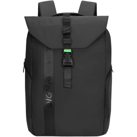  Рюкзак для ноутбука 15.6" Digma Lifestyle L1 черный полиэстер (DGBP15L1BK) 
