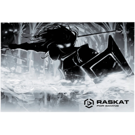  Коврик для мышки Raskat Paladin CG XL 1200*600*3мм, резина+ткань, прошитый край, ч/б рисунок 