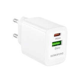  СЗУ BOROFONE BN29 Fuente PD30W+QC3.0 charger set(C to C) (белый) 