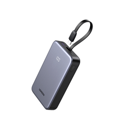  Внешний аккумулятор UGREEN PB536 (55988B) 45W 20000mAh with Built-in Cable Space Gray 