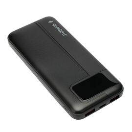  Портативный аккумулятор Gembird GPB-10Q 10000мАч, QC/PD, дисплей, черный 