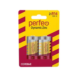 Батарейка Perfeo R14/2BL Dynamic Zinc 