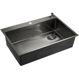  Кухонная мойка Emar EMB-660(TOP) PVD Dark вороненая сталь 