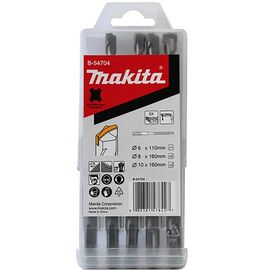  Набор буров Makita B-54704 по бетону/камню для перфораторов 