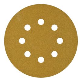  Шлифовальный круг на липучке ABRAFORM Gold Classic AF50-GC-128-8-120 P120 125мм; 8отв.; 50штук 