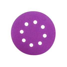  Круг шлифовальный Hanko Purple PP627 (PP627.125.8.0120) 125 мм, 8 отв., Р120, 100 шт. 