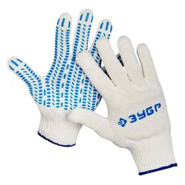  Перчатки трикотажные ЗУБР 11390-K10 10 класс, 10пар 