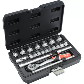  Торцевые головки YATO XS YT-38561 3/8"  22пр. 