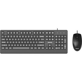  Комплект клавиатура и мышь проводной Philips SPT6247 (SPT6247B/60) чёрный 