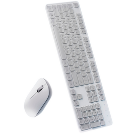  Клавиатура и мышка беспроводная Xiaomi Mijia Wireless Set 3 Deep Space (WXJS03YM) (Русские буквы) White 
