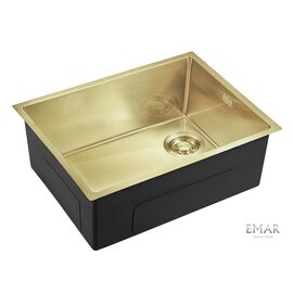  Кухонная мойка Emar EMB-540(UN) PVD Matt Golden матовое золото 