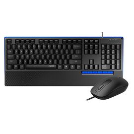  Клавиатура + мышь Rapoo NX2000 клав:черный мышь:черный USB Multimedia 