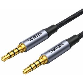  Кабель UGREEN AV183 20497 3.5mm Male to Male 4-Pole Microphone Audio Cable 1.5m Black 