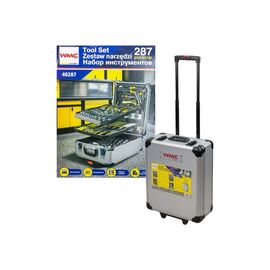  Набор инструментов WMC TOOLS WMC-40287 (57276) в алюминиевом кейсе (287 предметов) 