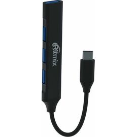  USB-hub Ritmix CR-4401 серый 