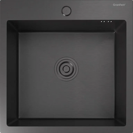  Кухонная мойка GranFest 5050 PVD нержавеющая сталь, графит 