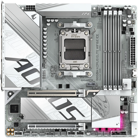  Материнская плата Gigabyte B850M Aorus Elite Wifi6E Ice, RTL 
