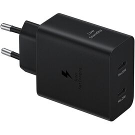  СЗУ SAMSUNG EP-T5020XBEGEU +кабель 50W 2xUSB-C Черный 