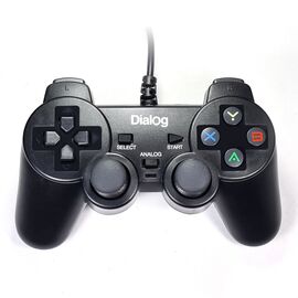  Геймпад Dialog Action GP-A12 (вибрация, 12 кнопок, PC, USB) (black) (243558) 