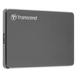  HDD ext 2.5" 2.0TB USB3.0 Transcend StoreJet 25C3, алюминий, серый (TS2TSJ25C3N) 