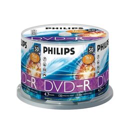  Диск DVD-R Philips DM4S6B50F/97 4.7Gb, 16x, Cake Box (50) 