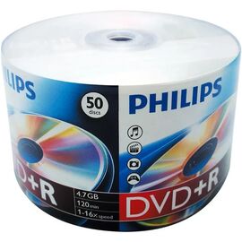  Диск DVD+R Philips DR4S6U50F/97 4.7 Gb, Bulk 50 