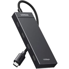  Хаб UGREEN CM806 (35584) USB-C to 4xUSB-C HUB without PD Black 