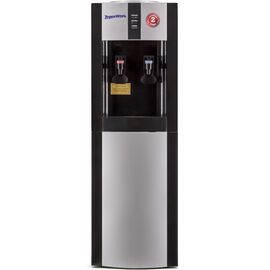  Кулер для воды Aqua Work 16LR (25876) компр.охл, нажим кружкой, Россия, серебристо-черный 