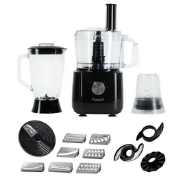 Кухонный комбайн RageX R103-000 12 в 1 RAGEX R103, 1.2л, 1000Вт, черный 