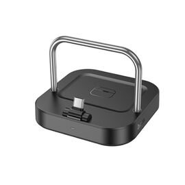  Беспроводное ЗУ HOCO CQ16B Astute 2-in-1 desktop charger (черный) 