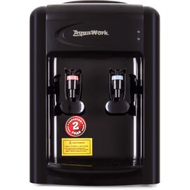  Кулер для воды AQUA WORK 0.7-TDR, настольный, нагрев/электронное охлаждение, 2 крана, черный 