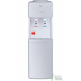  Кулер для воды ECOTRONIC J21-LCE напольный, нагрев/охлаждение электронное, шкаф, 2 крана белый 
