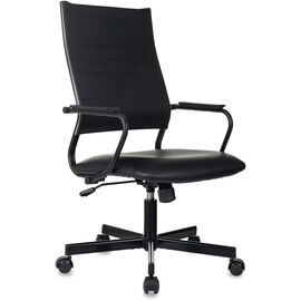  Кресло руководителя Бюрократ CH Balance B-PUE черный экокожа крестов. металл черный 