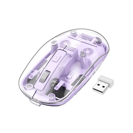  Мышь HOCO GM29 Mysterious dual-mode silent wireless mouse romantic Purple 