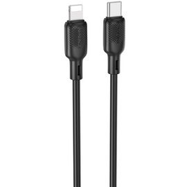  Кабель BOROFONE BX113 Lenny PD silicone charging data cable IP (L-2M) Black 