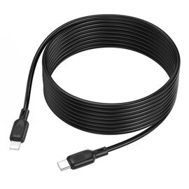  Кабель BOROFONE BX113 Lenny PD silicone charging data cable IP (L-3M) Black 