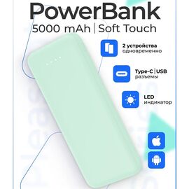  Внешний аккумулятор Gurdini Pleasant Series 5000mah Mint 