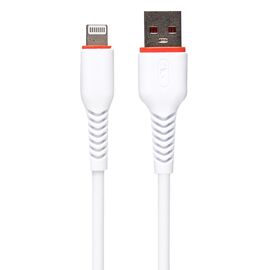  Кабель USB - Apple lightning SKYDOLPHIN S54L 100см 2,4A (white) (206489) 